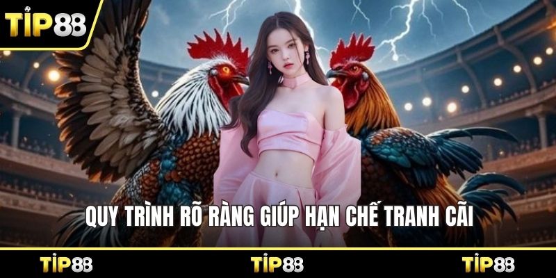 Quy trình rõ ràng giúp hạn chế tranh cãi